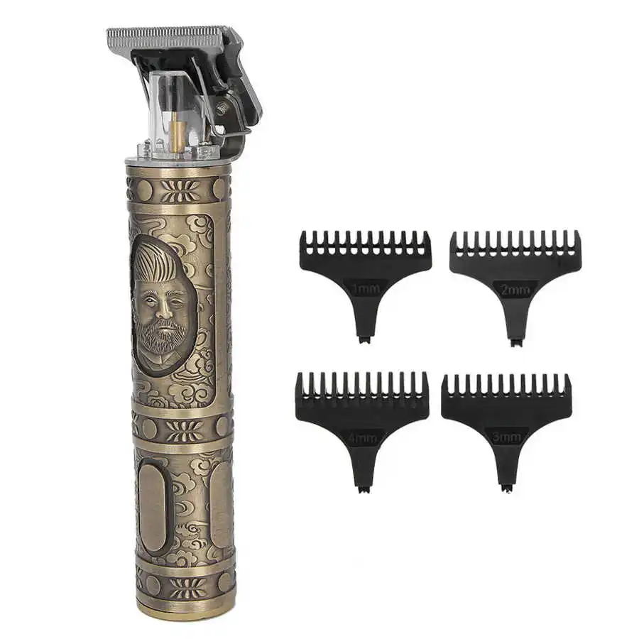 

Electric Trimmer Hair Clippers USB Rechargeable Professional Carving Hair Cutter R Shaped Tentacle Rounded Designs