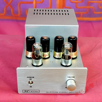 6N9P+6P6P 2*12W push-pull tube amplifier, class A and B push-pull standard connection, frequency response: 28HZ-20KHZ
6N9P+6P6P 2*12W push-pull tube amplifier, class A and B push-pull standard connection, frequency response: 28HZ-20KHZ