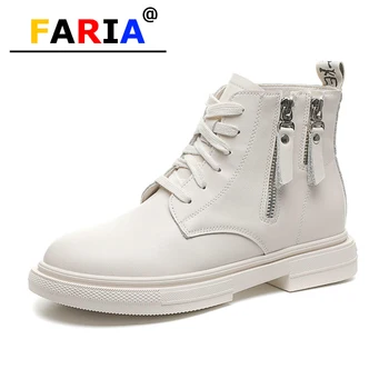 2020 fashion double side zip genuine leather Riding, Equestrian boots women off white ankle Spring/Autumn Round Toe flat causal
2020 fashion double side zip genuine leather Riding, Equestrian boots women off white ankle Spring/Autumn Round Toe flat causal