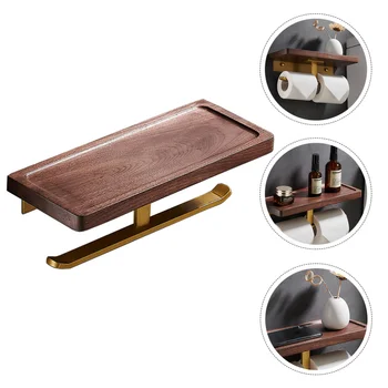 1 pc Paper Roll Rack Wood Rack Walnut Paper Rack Kitchen Shelf for Kitchen Wall
1 pc Paper Roll Rack Wood Rack Walnut Paper Rack Kitchen Shelf for Kitchen Wall