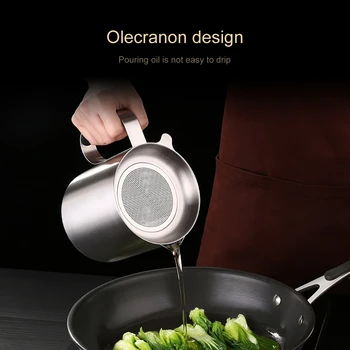 1L/1.5L Multifunction 304 Stainless Steel Gravy Oil Soup Fat Separator Grease Oiler Filter Strainer Bowl Kitchen Cooking Tools
1L/1.5L Multifunction 304 Stainless Steel Gravy Oil Soup Fat Separator Grease Oiler Filter Strainer Bowl Kitchen Cooking Tools