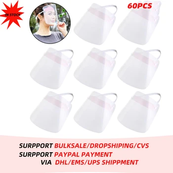 60Pcs 20x 25cm Full Face Shield Clear Flip Up Visor Protection Safety Work Guard For Droplet Dust Oil Fume Protective Visor
60Pcs 20x 25cm Full Face Shield Clear Flip Up Visor Protection Safety Work Guard For Droplet Dust Oil Fume Protective Visor