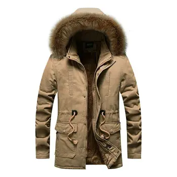Men Thick Coat Warm Winter New Casual Jacket Mens Long Outwear Hooded Fur Solid Color Leisure Fashion Trend 2020 
Men Thick Coat Warm Winter New Casual Jacket Mens Long Outwear Hooded Fur Solid Color Leisure Fashion Trend 2020