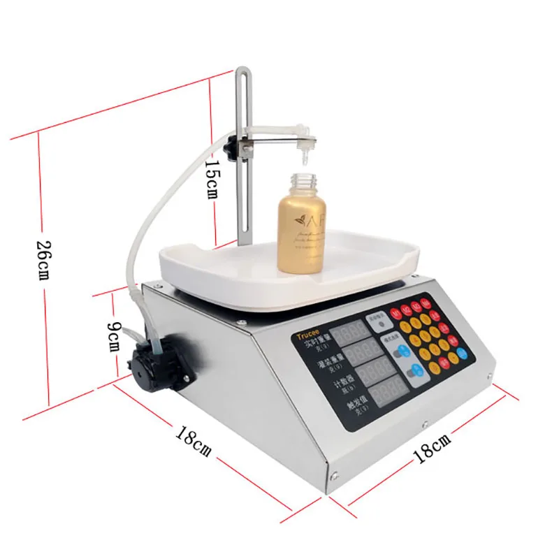 CSY-M90 Micro filling machine Weighing peristaltic pump liquid quantitative dispensing dosing device 1-50ML
CSY-M90 Micro filling machine Weighing peristaltic pump liquid quantitative dispensing dosing device 1-50ML