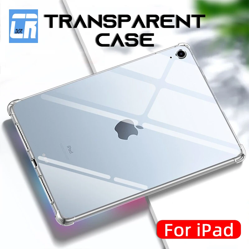 Case for iPad Air 2020 Mini 5 4 3 Transparent Silicone Shockproof Cover for iPad Pro 11 10.5 10.2 9.7 Air 3 Back Protective Case
Case for iPad Air 2020 Mini 5 4 3 Transparent Silicone Shockproof Cover for iPad Pro 11 10.5 10.2 9.7 Air 3 Back Protective Case