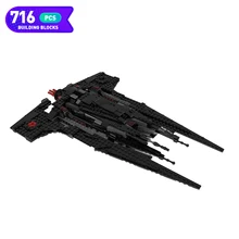 Moc Star Movie Space Battle Classic Spaceship Black Iron Glove Fighter Building Blocks Military Spaceship Assembly Model Boy Toy
Moc Star Movie Space Battle Classic Spaceship Black Iron Glove Fighter Building Blocks Military Spaceship Assembly Model Boy Toy