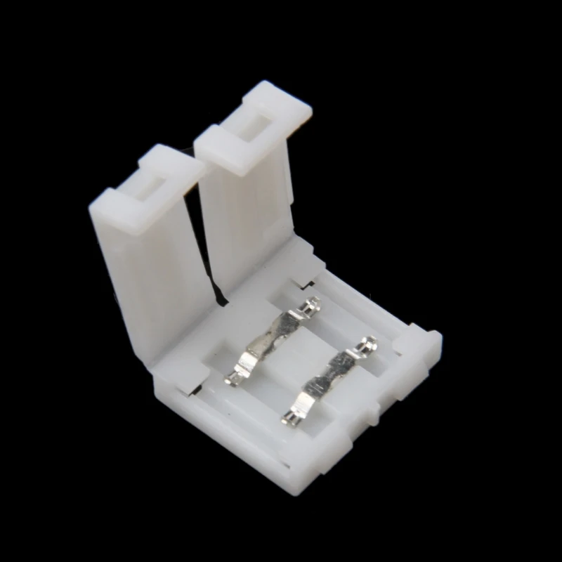Solderless Clip-on Coupler Connector 2 Pin 10mm For 5050 Single Color LED Strip Light J6PD
Solderless Clip-on Coupler Connector 2 Pin 10mm For 5050 Single Color LED Strip Light J6PD