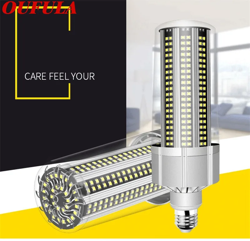 OUFULA LED High Power Bulb Corn Light 80W100W120W200W For Factory Shopping Mall Street Light
OUFULA LED High Power Bulb Corn Light 80W100W120W200W For Factory Shopping Mall Street Light