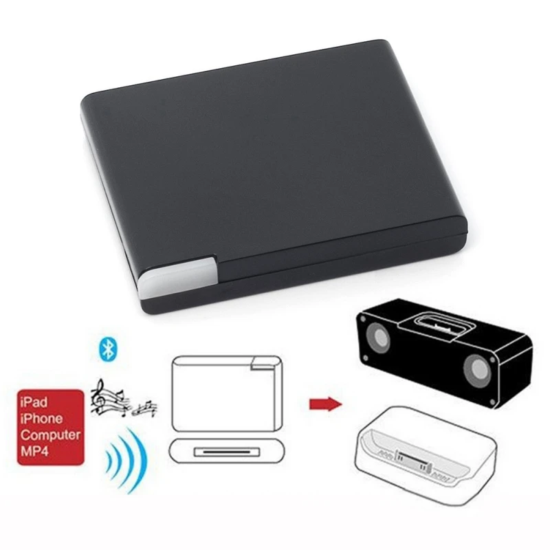 for iPod For iPhone 30 Pin Dock Docking Station Speaker 30Pin Bluetooth Receiver A2DP Wireless v2.1 Music Receivers Adapter
for iPod For iPhone 30 Pin Dock Docking Station Speaker 30Pin Bluetooth Receiver A2DP Wireless v2.1 Music Receivers Adapter