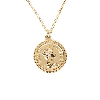 Jeroot Retro Gold Color Portrait Round Coin Pendant Minimalist Figure Face Long Chain Necklace For Women Gift
Jeroot Retro Gold Color Portrait Round Coin Pendant Minimalist Figure Face Long Chain Necklace For Women Gift