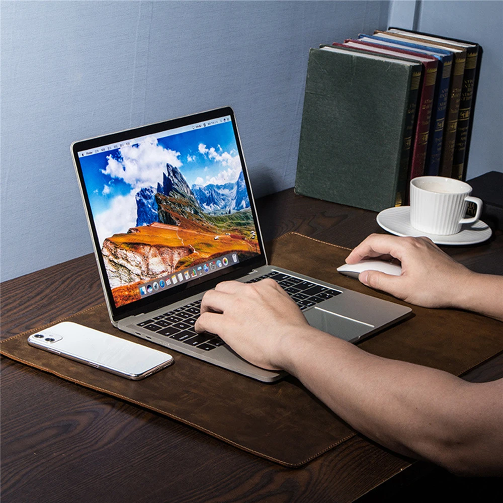 Upscale Crazy Horse Cowhide Leather Retro Genuine Leather Desk Mat PC & Laptop Table Desk Mat
Upscale Crazy Horse Cowhide Leather Retro Genuine Leather Desk Mat PC & Laptop Table Desk Mat
