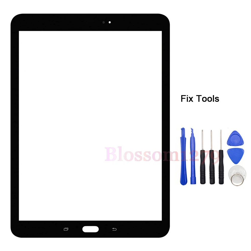 With OCA For Samsung Galaxy Tab S2 9.7 2015 T810 T815 T813 T819 Front Touch Screen Digitizer Panel Glass Sensor Replacement | Компьютеры и
