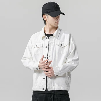 Fall jacket coat loose cowboy denim jacket men's jacket 
Fall jacket coat loose cowboy denim jacket men's jacket