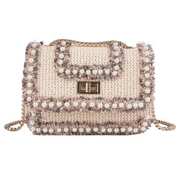 Straw Bag Handbags Women Summer Rattan Bag Handmade Woven Beach Circle Bohemia Handbag New Fashion Bags Creamy-White
Straw Bag Handbags Women Summer Rattan Bag Handmade Woven Beach Circle Bohemia Handbag New Fashion Bags Creamy-White