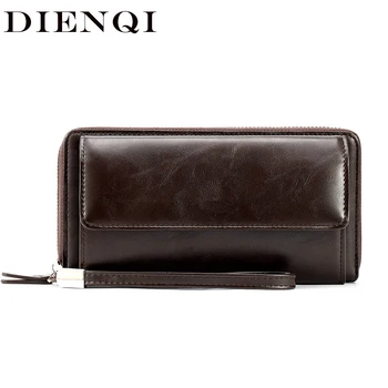DIENQI 2020 Long Men Leather Wallets Big Money Bag Card Holder Male Hand Clutch Phone Wallet Purse Billfold Wallet for Men Walet 
DIENQI 2020 Long Men Leather Wallets Big Money Bag Card Holder Male Hand Clutch Phone Wallet Purse Billfold Wallet for Men Walet