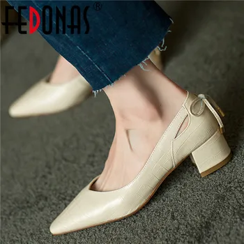FEDONAS Elegant Women's Shoes Butterfly Knot Genuine Leather Shoes Woman Heels 2021 Spring British Style Party Basic Pumps
FEDONAS Elegant Women's Shoes Butterfly Knot Genuine Leather Shoes Woman Heels 2021 Spring British Style Party Basic Pumps