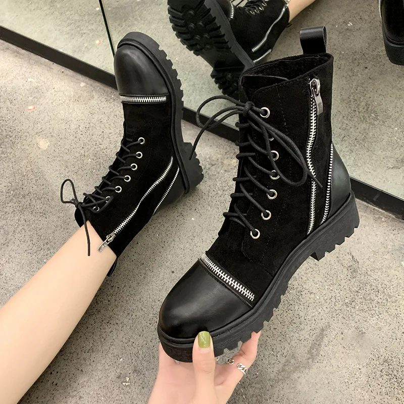 Martin Boots Women's 2019 Autumn And Winter New Style WOMEN'S Shoes Korean-style Casual Versatile plus Velvet Comfortable Snow B
Martin Boots Women's 2019 Autumn And Winter New Style WOMEN'S Shoes Korean-style Casual Versatile plus Velvet Comfortable Snow B