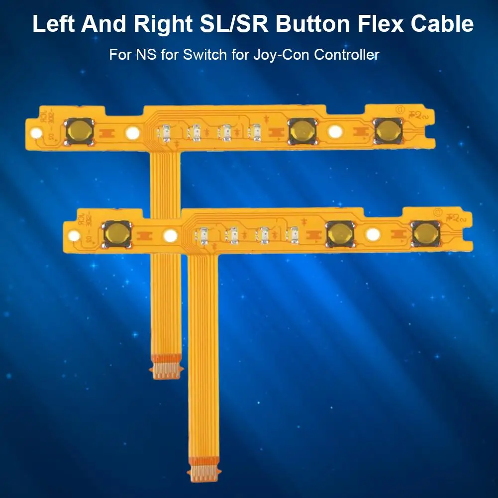 Left/Right SL/SR Button Key Ribbon Durable Plastic Flex Cable Replacement Part for Nintendo Switch Joy-Con Controller
Left/Right SL/SR Button Key Ribbon Durable Plastic Flex Cable Replacement Part for Nintendo Switch Joy-Con Controller