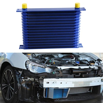 SPEEDWOW Universal Oil Cooler AN10 15ROW Aluminum Alloy Engine Transmission Oil Cooler Kit
SPEEDWOW Universal Oil Cooler AN10 15ROW Aluminum Alloy Engine Transmission Oil Cooler Kit
