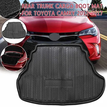

Rear Trunk Cargo Mat Tray Boot Liner Floor Carpet Mud Kick Protector For Toyota Camry 2012 2013 2014 2015 2016 2017 Auto Accesso