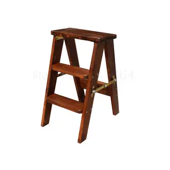 Solid Wood Pine Folding Step Stool Simple Climbing Stool Folding Stool Kitchen Ladder Stool Dual-use Folding Chair Home
Solid Wood Pine Folding Step Stool Simple Climbing Stool Folding Stool Kitchen Ladder Stool Dual-use Folding Chair Home