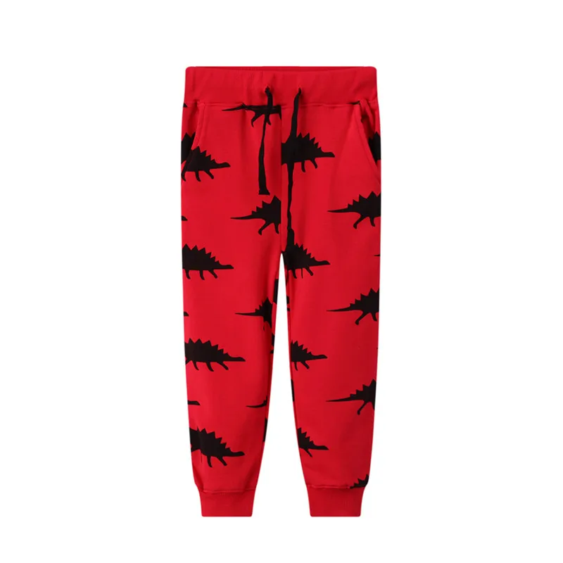 Jumping Meters Children's Sweatpants For Autumn Winter Dinosaurs Print Drawstring Boys Girls Trousers Pockets Kids Full Pants
Jumping Meters Children's Sweatpants For Autumn Winter Dinosaurs Print Drawstring Boys Girls Trousers Pockets Kids Full Pants