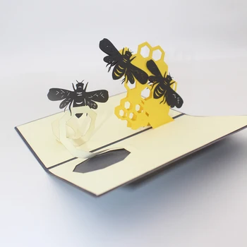 3D Handmade Comic Nesting Bees Paper Invitation Greeting Cards with Envelope Children's Day Kids Birthday Party Creative Gift
3D Handmade Comic Nesting Bees Paper Invitation Greeting Cards with Envelope Children's Day Kids Birthday Party Creative Gift