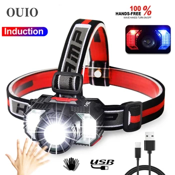 9000LM LED Headlamp Rechargeable Work Light COB IR Sensor Camping Waterproof built-in Battery Lantern
9000LM LED Headlamp Rechargeable Work Light COB IR Sensor Camping Waterproof built-in Battery Lantern