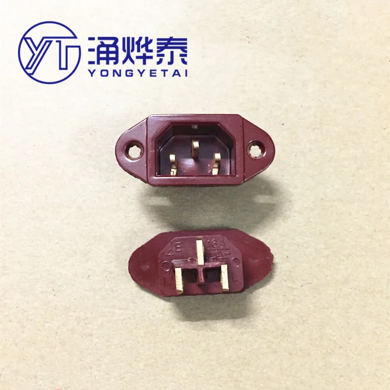 YYT 10PCS Rice cooker socket, word socket, bakelite, high temperature resistance, high quality 3pin
YYT 10PCS Rice cooker socket, word socket, bakelite, high temperature resistance, high quality 3pin