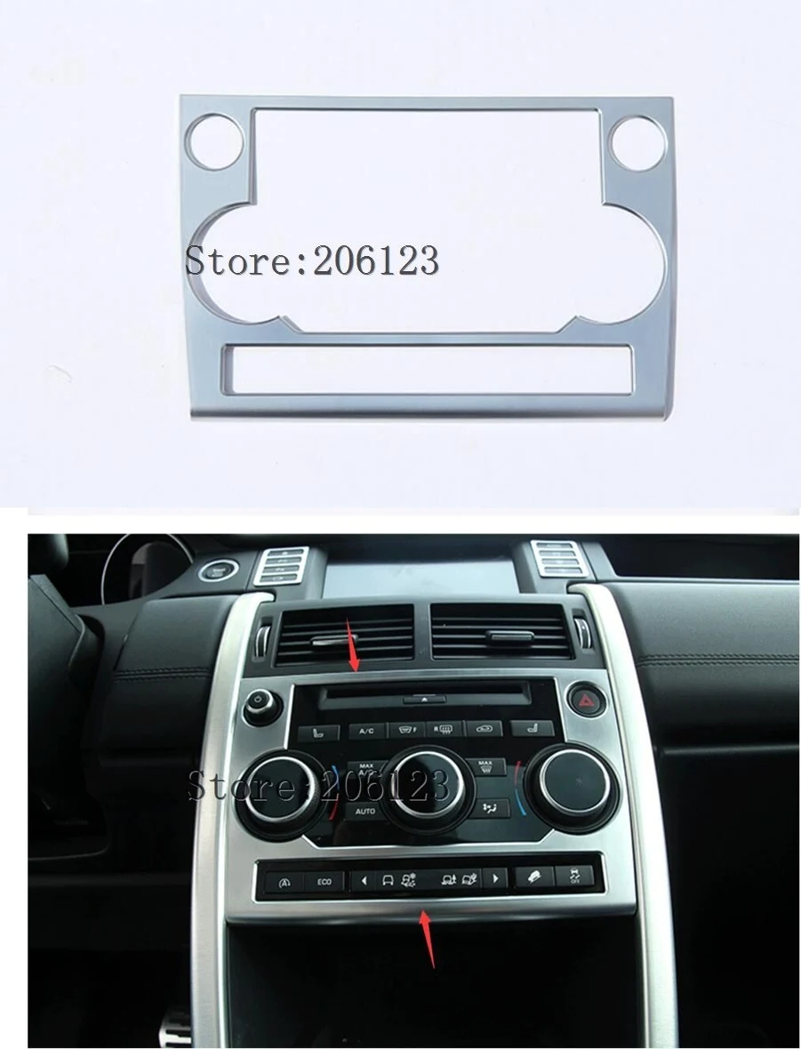 Chrome Car Center Console CD Audio Panel Cover Frame Trim For Land Rover Discovery Sport 2015 2016 2017 Accessories Car Styling
Chrome Car Center Console CD Audio Panel Cover Frame Trim For Land Rover Discovery Sport 2015 2016 2017 Accessories Car Styling