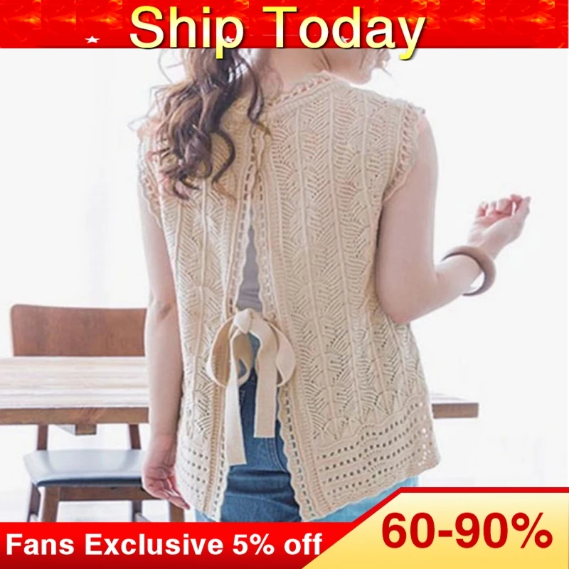 Knitted Blouse Women 2020 Summer Solid Fashion Sleeveless Pullover Female Tops Korean Sweet Causal Shirts Khaki
Knitted Blouse Women 2020 Summer Solid Fashion Sleeveless Pullover Female Tops Korean Sweet Causal Shirts Khaki