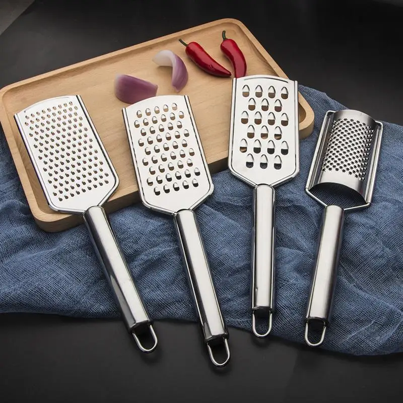 Multifunctional Vegetable Slicer Stainless Steel Handheld Cheese Grater Kitchen Food Graters For Cheese Chocolate Butter Fruit
Multifunctional Vegetable Slicer Stainless Steel Handheld Cheese Grater Kitchen Food Graters For Cheese Chocolate Butter Fruit