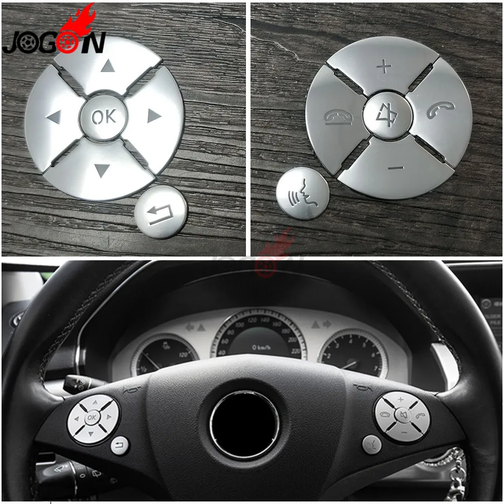 Steering Wheel Model Button Switch Decorative Sticker Cover Trim For Benz C W204 E W212 S W221 GLK X204
Steering Wheel Model Button Switch Decorative Sticker Cover Trim For Benz C W204 E W212 S W221 GLK X204
