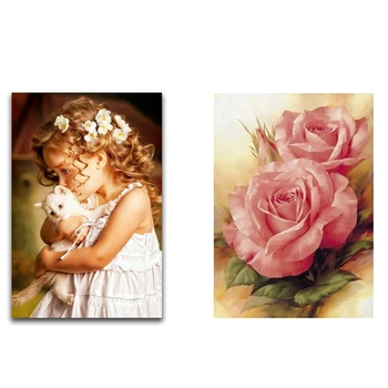 2 Set Full Round Diamond Paint Cross Stitch Full Round Diamond DIY Diamond Embroidery Girl Couple Kitty & Peony Flower
2 Set Full Round Diamond Paint Cross Stitch Full Round Diamond DIY Diamond Embroidery Girl Couple Kitty & Peony Flower