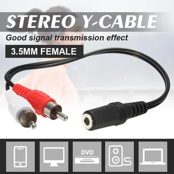 1pcs/2pcs 2020 New 3.5mm Female to 2x RCA Male Stereo AUX Audio Headphone Y Cable Splitter 28.5cm / 11.22" Cables
1pcs/2pcs 2020 New 3.5mm Female to 2x RCA Male Stereo AUX Audio Headphone Y Cable Splitter 28.5cm / 11.22" Cables