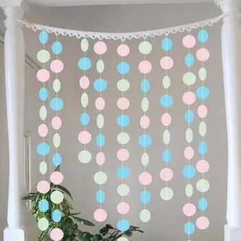Pastel Circle Dots Garland Kit Birthday Party Decorations Pink Mint Blue Macaron Candy Hanging Streamer Banner Backdrop for Baby
Pastel Circle Dots Garland Kit Birthday Party Decorations Pink Mint Blue Macaron Candy Hanging Streamer Banner Backdrop for Baby