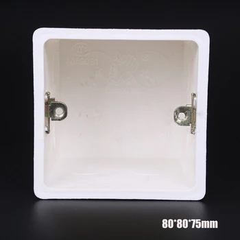 10pcs Type 86 Wall Wiring Bottom Box 75mm Concealed Wall Mount Switch Box PVC Junction Box Flame Retardant
10pcs Type 86 Wall Wiring Bottom Box 75mm Concealed Wall Mount Switch Box PVC Junction Box Flame Retardant