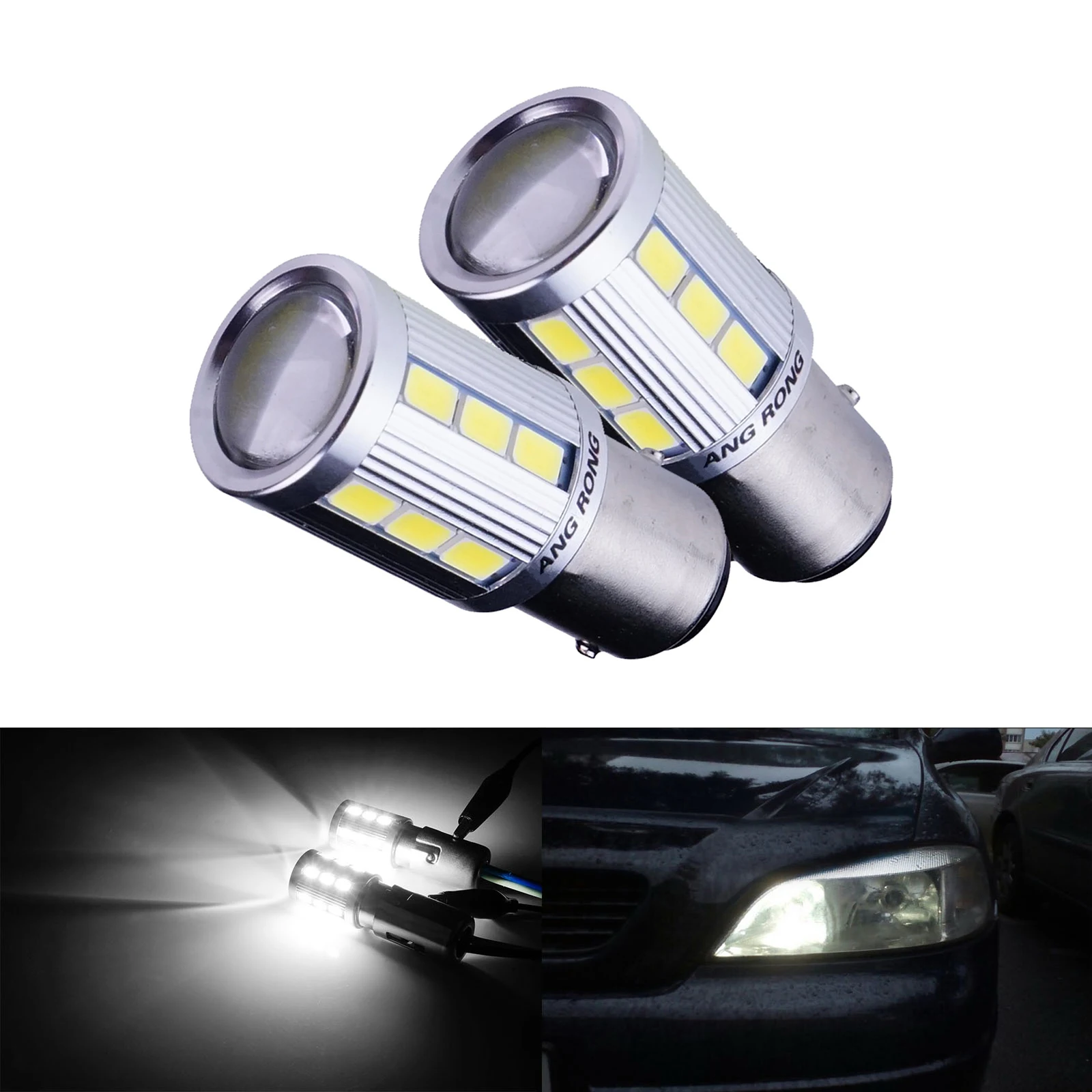 2pcs LED DRL Brake Backup Reverse Side Light BAY15d 380 1157 P21/5W Bulbs 21 SMD
2pcs LED DRL Brake Backup Reverse Side Light BAY15d 380 1157 P21/5W Bulbs 21 SMD