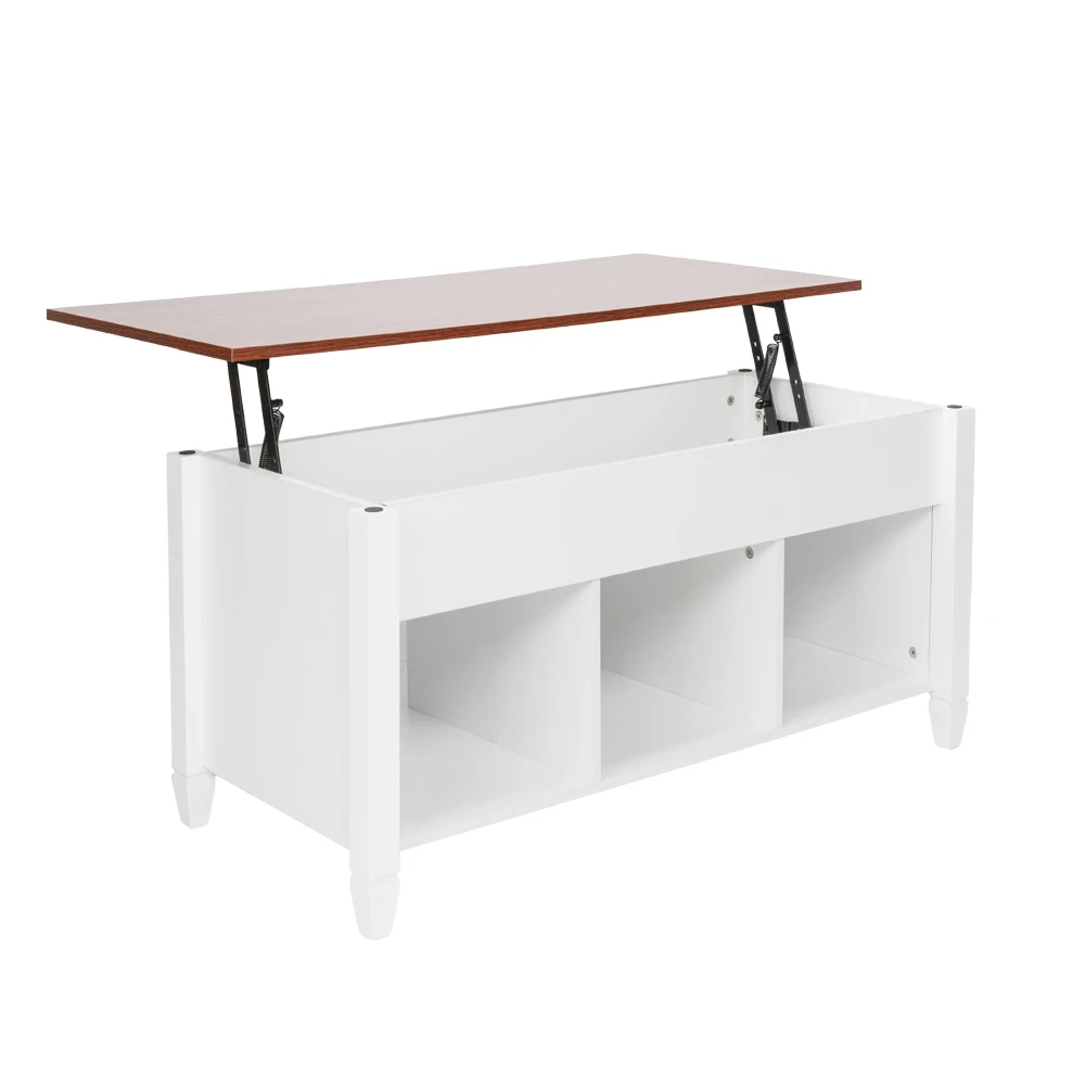 Lift Top Coffee Table Modern Furniture Hidden Compartment and Lift Tabletop Brown White
Lift Top Coffee Table Modern Furniture Hidden Compartment and Lift Tabletop Brown White