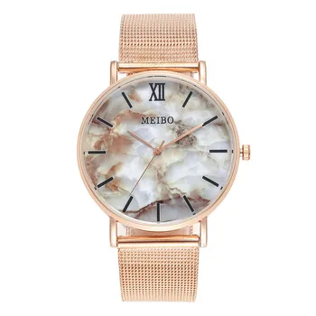 Luxury Womens Watch Fashion Casual Quartz Stainless Steel Marble Watch Analog Wrist Watch relogio feminino reloj para mujer 
Luxury Womens Watch Fashion Casual Quartz Stainless Steel Marble Watch Analog Wrist Watch relogio feminino reloj para mujer