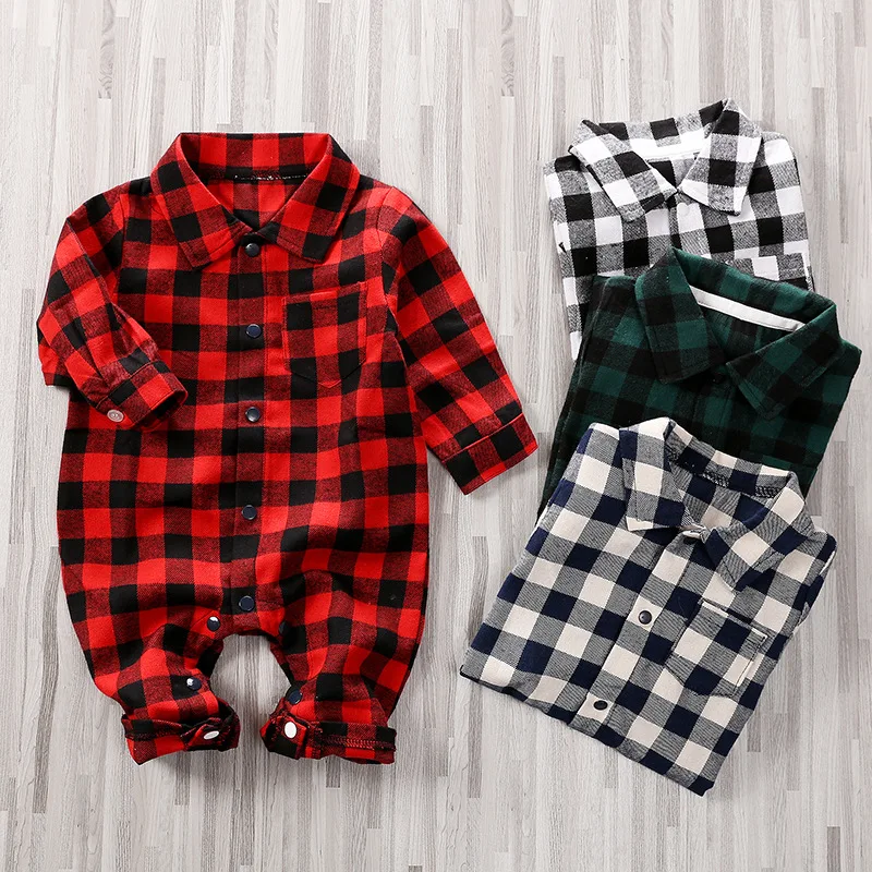 2019 Spring and autumn simple gentleman boy girl baby jumpsuit plaid gentleman 0-1 year old baby jumpsuit cotton
2019 Spring and autumn simple gentleman boy girl baby jumpsuit plaid gentleman 0-1 year old baby jumpsuit cotton
