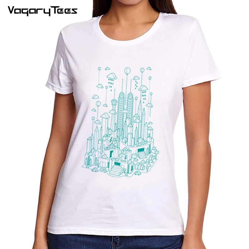 Модные женские топы, футболка с архитектурным рисунком, женская футболка с принтом, топы Куала-Лумпура, футболки, дизайнерская уличная футболка с геометрической линией
Модные женские топы, футболка с архитектурным рисунком, женская футболка с принтом, топы Куала-Лумпура, футболки, дизайнерская уличная футболка с геометрической линией