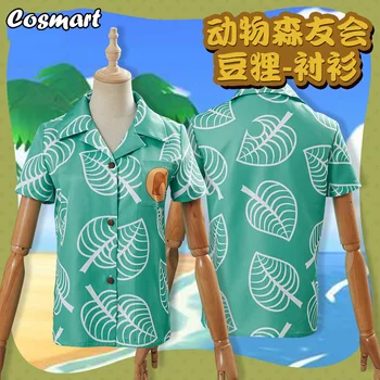 Hot Game Animal Crossing Tom Nook Cosplay Green Shirt T Shirt Animal Leaf Print T-shirt Short Sleeve Costumes Tops For Unisex NE 
Hot Game Animal Crossing Tom Nook Cosplay Green Shirt T Shirt Animal Leaf Print T-shirt Short Sleeve Costumes Tops For Unisex NE