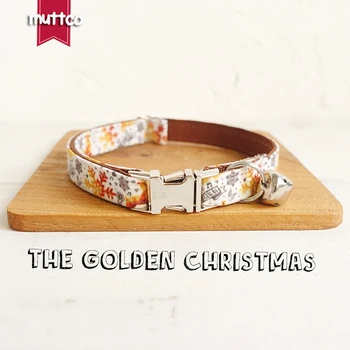 100pcs/lot MUTTCO wholesale self-design high quality personalized collar THE GOLDEN CHRISTMAS adjustable cat collars 2 sizes
100pcs/lot MUTTCO wholesale self-design high quality personalized collar THE GOLDEN CHRISTMAS adjustable cat collars 2 sizes