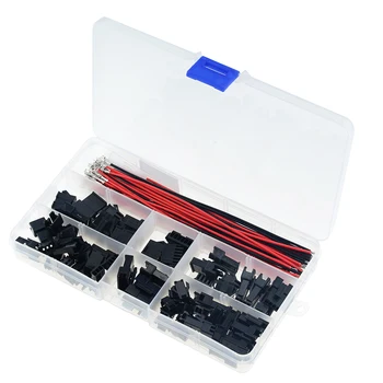 82PCS/Box 3A JST SM2.54 Kits in box 2P 3P 4P 5P 6P 2.54mm Pitch Female and Male Header Connectors Adaptor SM-2P SM-2R 22AWG
82PCS/Box 3A JST SM2.54 Kits in box 2P 3P 4P 5P 6P 2.54mm Pitch Female and Male Header Connectors Adaptor SM-2P SM-2R 22AWG