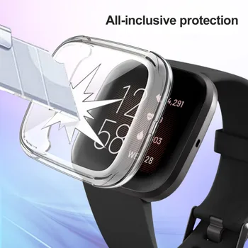 1PC Full Coverage Soft Clear Protective Film Cover For Fitbit Versa 2 TPU Plating Anti-fall Case Screen Protector Guard
1PC Full Coverage Soft Clear Protective Film Cover For Fitbit Versa 2 TPU Plating Anti-fall Case Screen Protector Guard