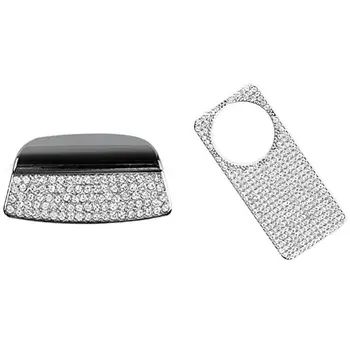 1Pcs Copilot Storage Box Switch Handle Rhinestones Sticker Cover & 1Pcs Crystal Console Armrest Box Switch Cover Trim
1Pcs Copilot Storage Box Switch Handle Rhinestones Sticker Cover & 1Pcs Crystal Console Armrest Box Switch Cover Trim