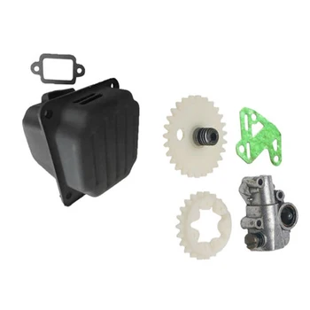 Oil Pump Gasket Muffler Kit For STIHL 038 380 MS380 MS381 038AV Chainsaw Chain Saw Parts Power Equipment Accessory
Oil Pump Gasket Muffler Kit For STIHL 038 380 MS380 MS381 038AV Chainsaw Chain Saw Parts Power Equipment Accessory