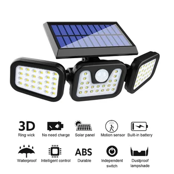 LED Solar Light Outdoor Solar Lamp Sunlight Powered 3 Modes PIR Motion Sensor Wall Lamp for Garden Decor Street
LED Solar Light Outdoor Solar Lamp Sunlight Powered 3 Modes PIR Motion Sensor Wall Lamp for Garden Decor Street