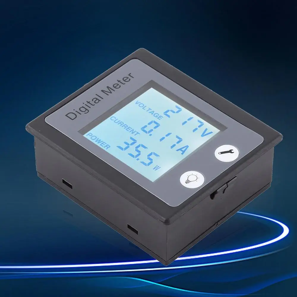 Peacefair Digital Multimeter 80-260V AC 10A Power Meter Indicator Accurate Ammeter KWh Watt Energy Voltage Current Tester
Peacefair Digital Multimeter 80-260V AC 10A Power Meter Indicator Accurate Ammeter KWh Watt Energy Voltage Current Tester